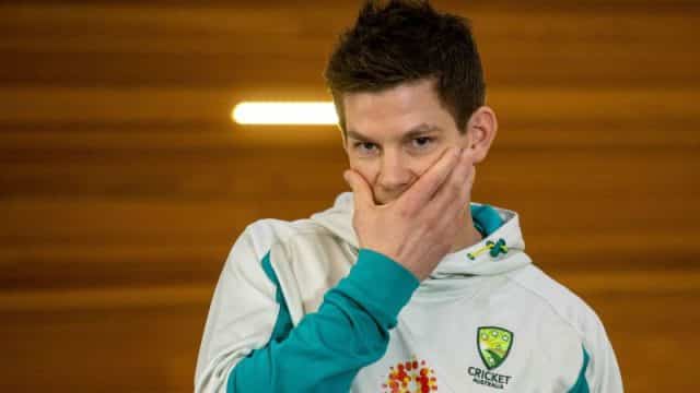 Australian test skipper Tim Paine steps down from his role following “sexting” scandal