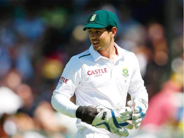 SAvsIND: Quinton de Kock unavailable for 2nd and 3rd test match against India