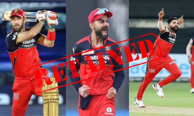 RCB Full Players List in IPL 2022 - Retained, Released, Updated Squad after Mega Auction