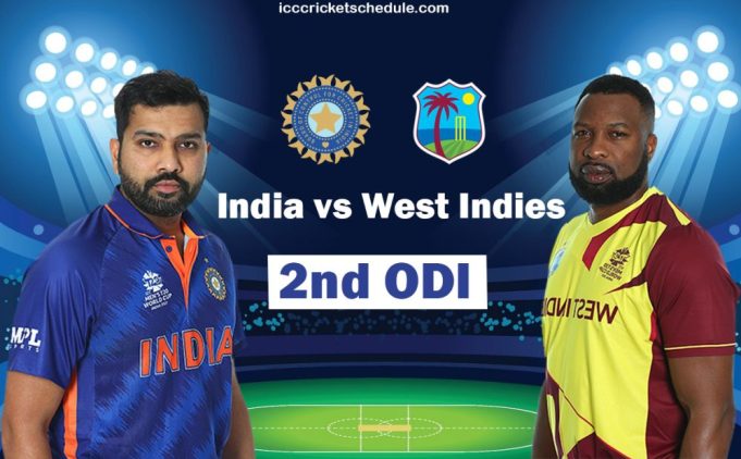 India vs West Indies 2nd ODI Dream11 Prediction, Playing11, Fantasy Tips, Pitch Report