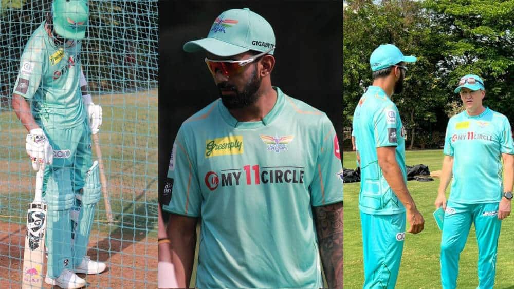 Lucknow Super Giants New Jersey For Ipl 2022 Kl Rahul Begin His Ipl Training