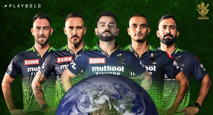RCB to wear green jersey for, “Go Green” initiative, against SRH in IPL 2022