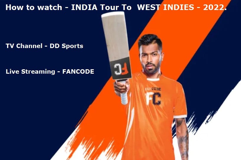 India Vs West Indies 2022 ODI And T20 At this time Match The place And