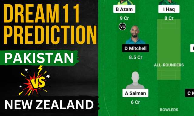 You are currently viewing PAK Vs NZ Dream11 Prediction