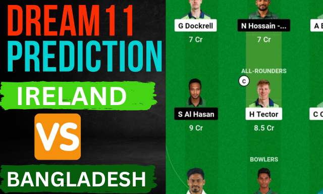 Read more about the article IRE Vs BAN Dream11 Prediction, Pitch Report 2023